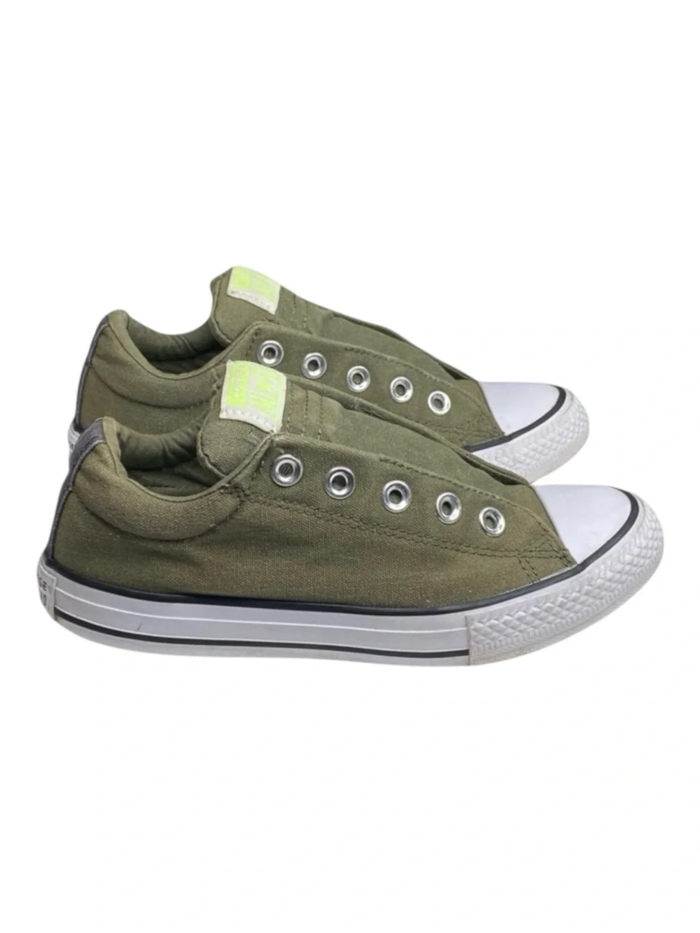 Converse ™️ ✪ Chuck Taylor All Star Street Low Slip On Sneakers ✪ Army Green ✪